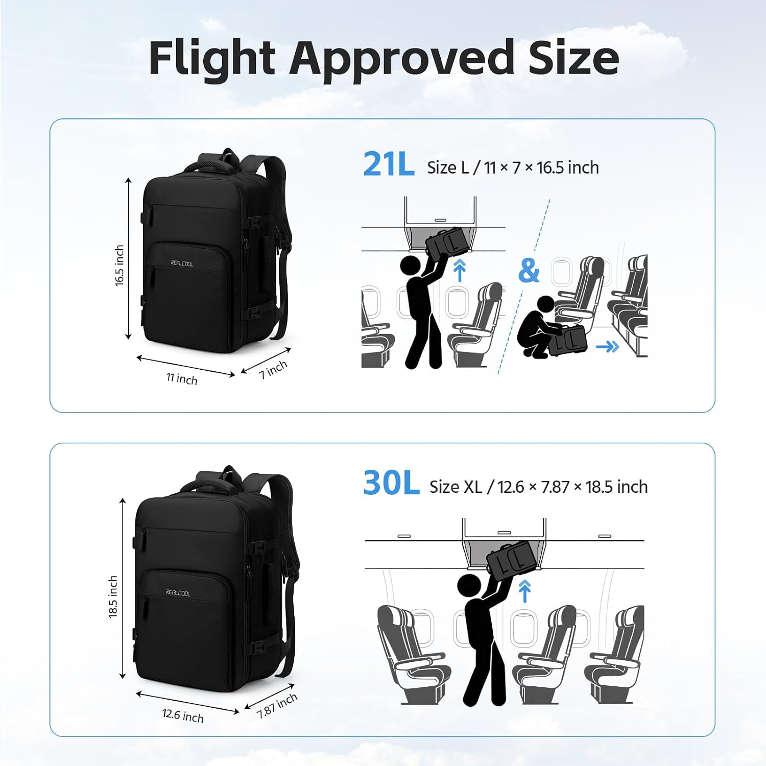 15.6" Carry-On Pack, Black — view 5