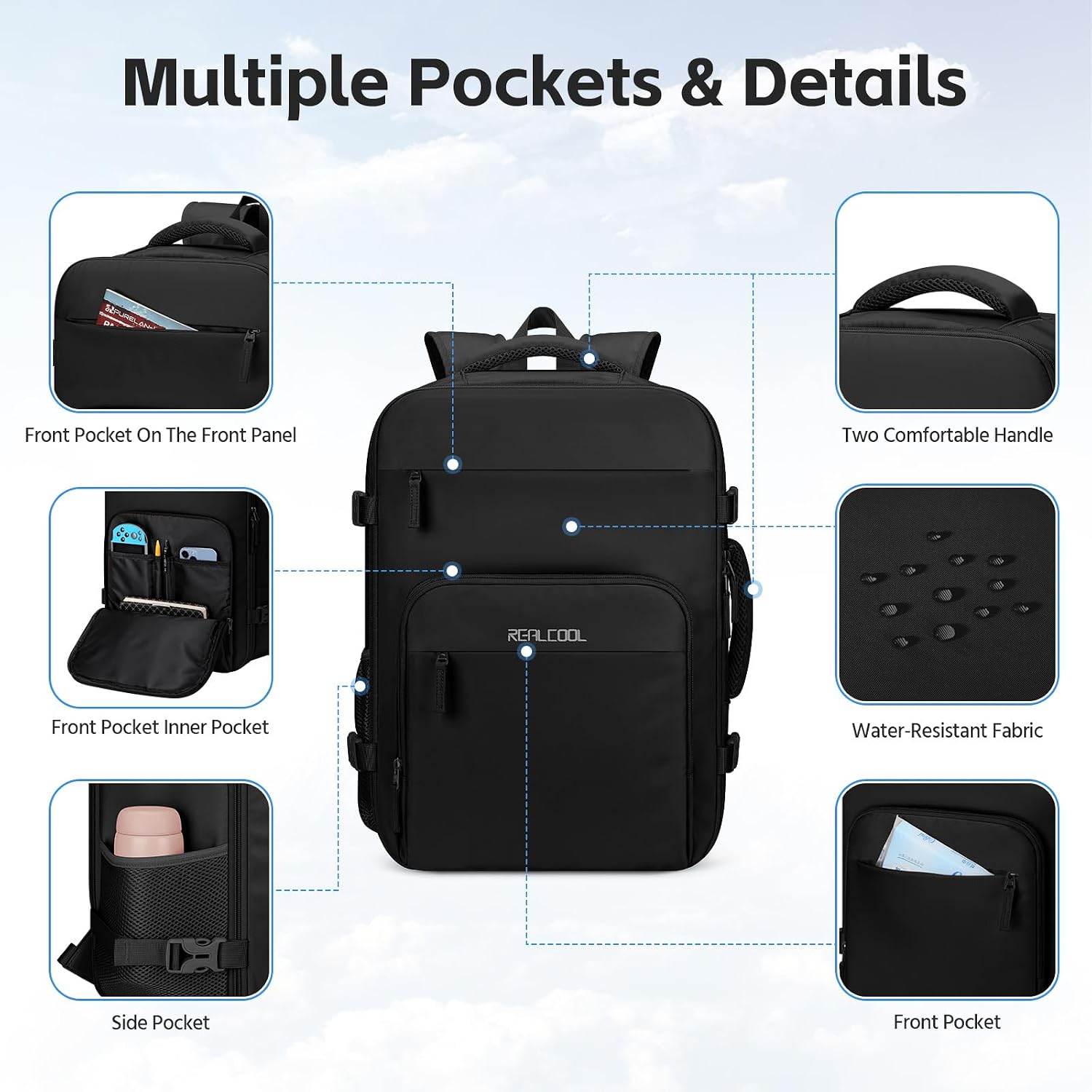 17.3" Carry-On Pack, Black — view 3