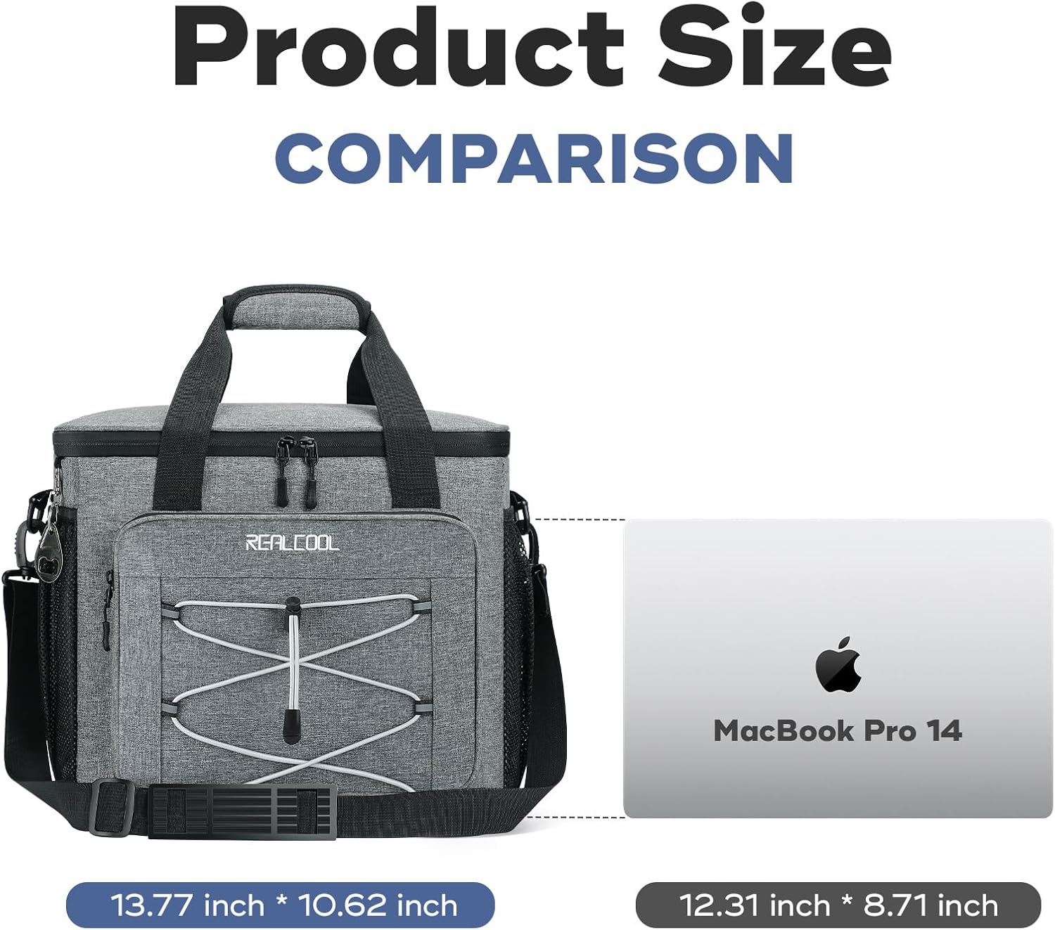 35-Can Fold-Flat Cooler, Grey — view 5