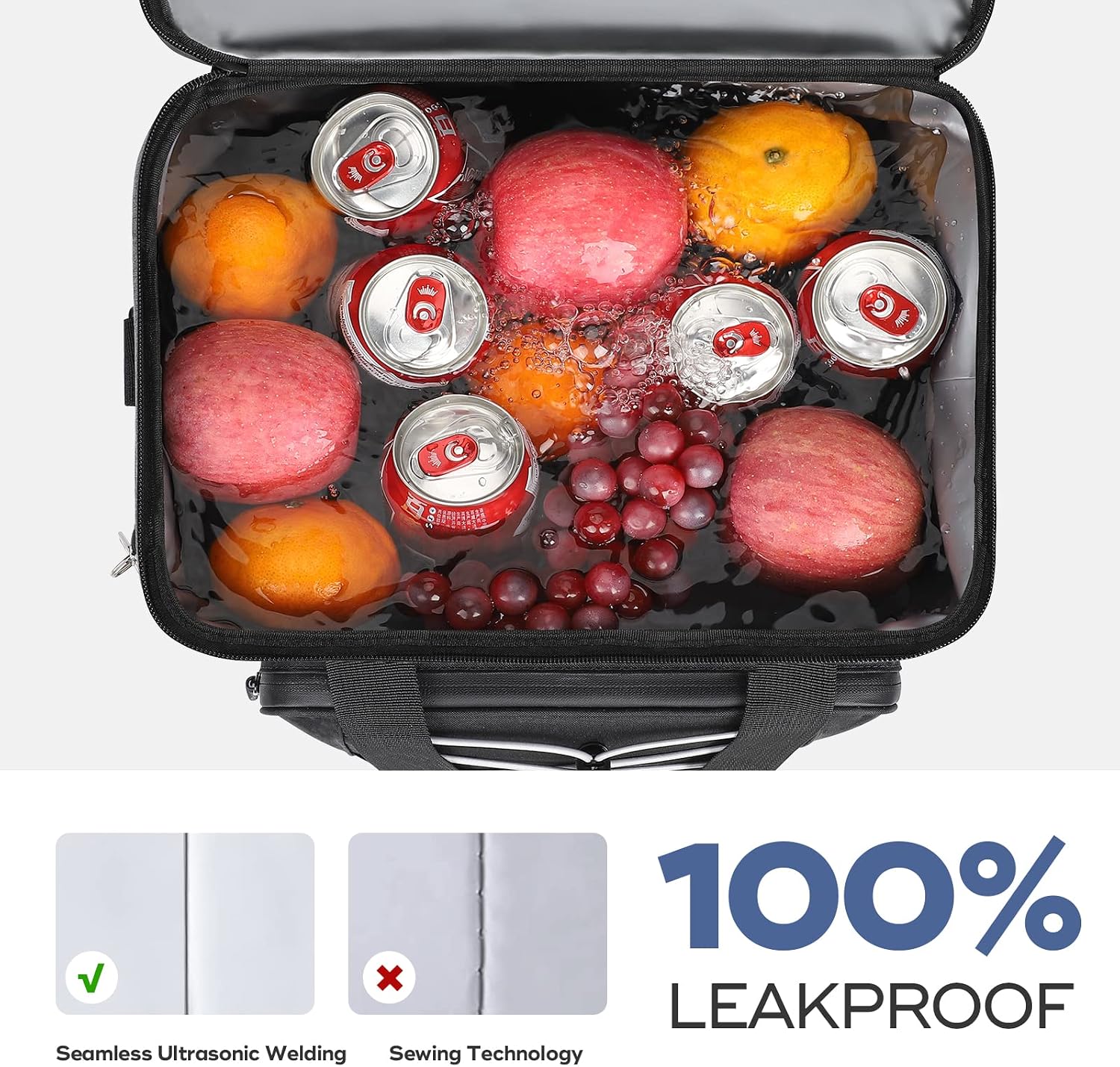 35-Can Fold-Flat Cooler, Midnight Black — view 4