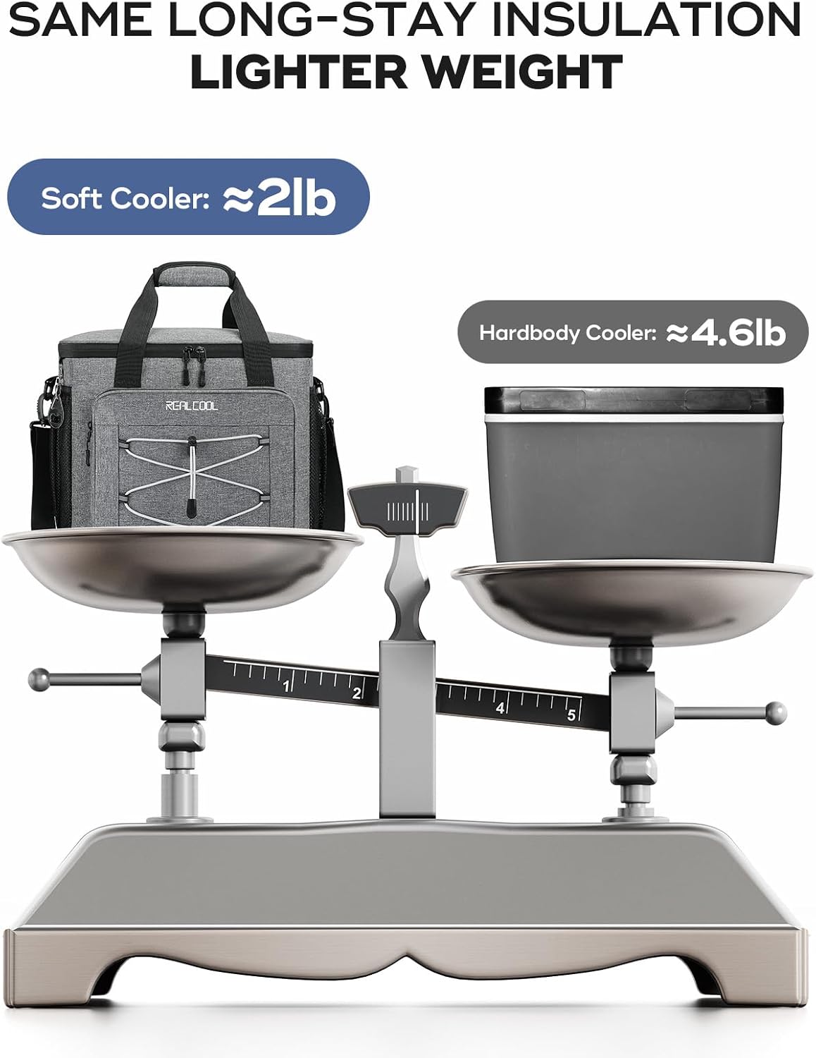 45-Can Fold-Flat Cooler, Storm Gray — view 5