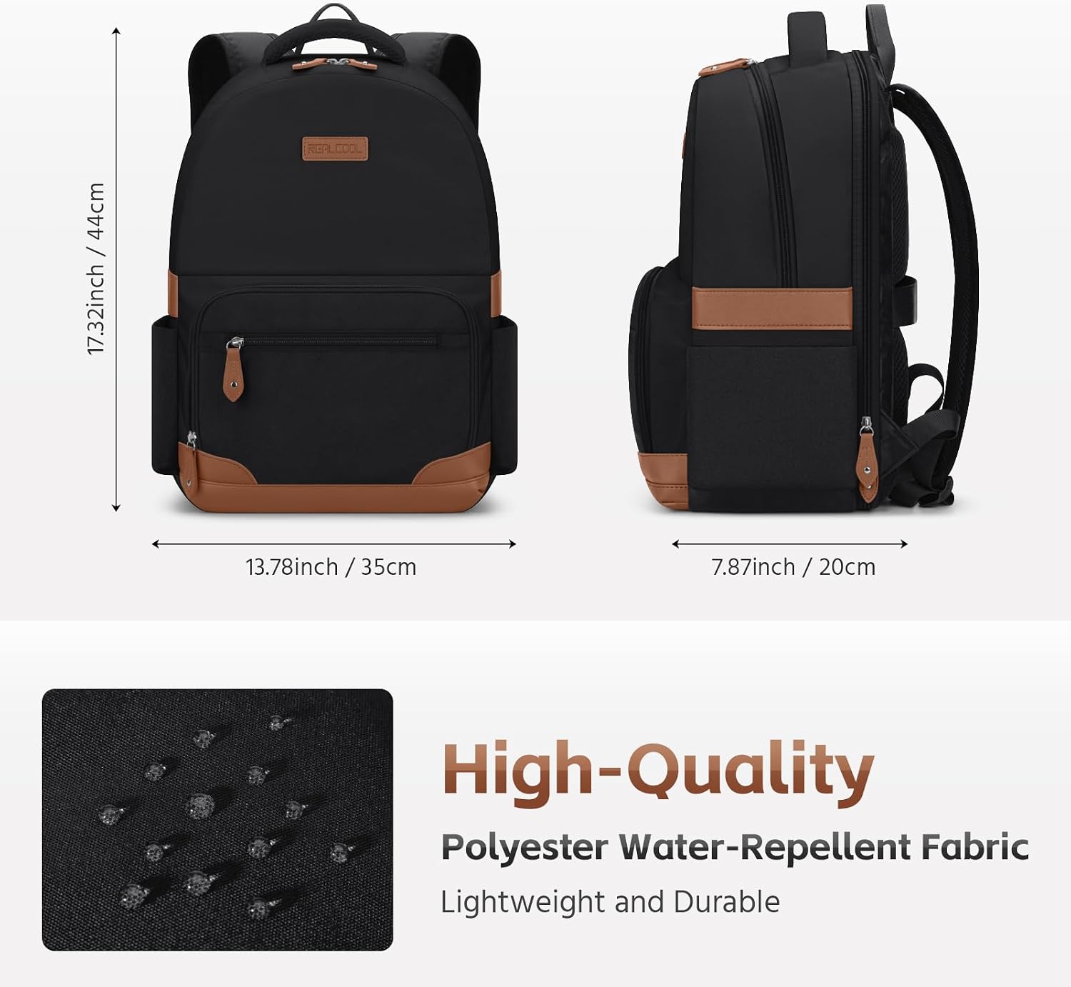 31L Laptop Backpack, Black — view 5